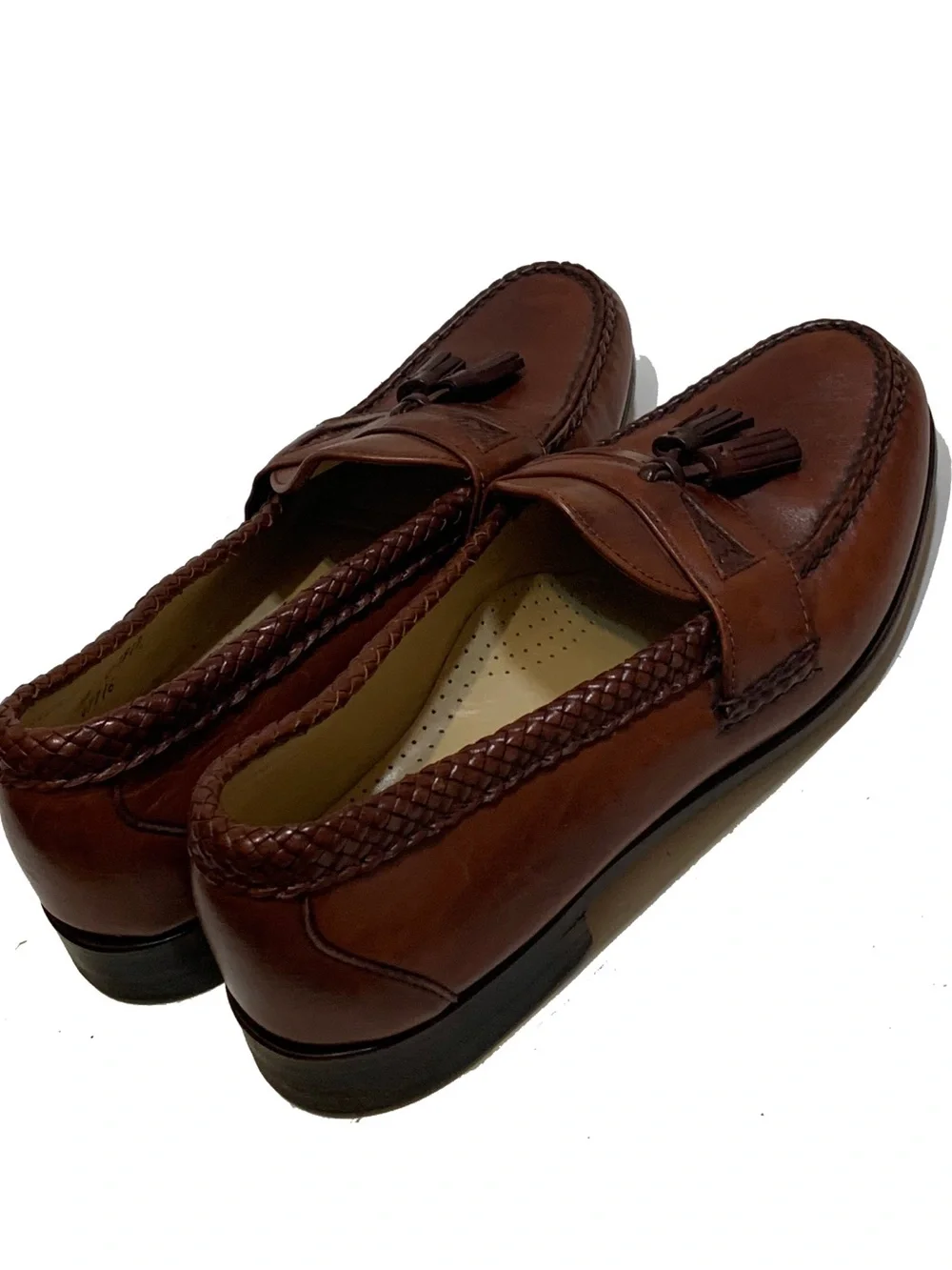 Allen Edmonds Men’s Maxfield Brown leather Tassel Loafer